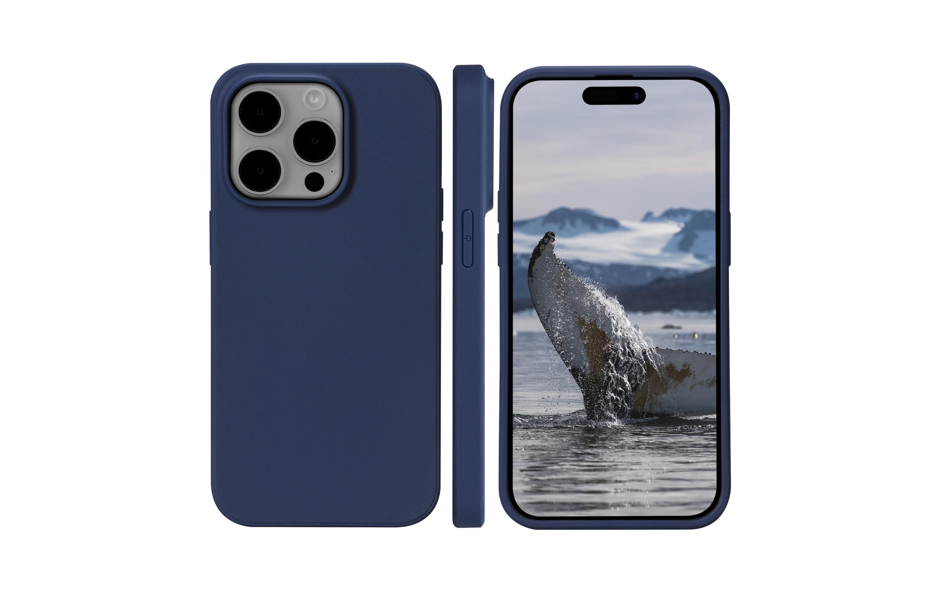 Back Cover Greenland iPhone 15 Pro Max Pacific BlueSchutzhülle für das Apple iPhone 15 Pro Max