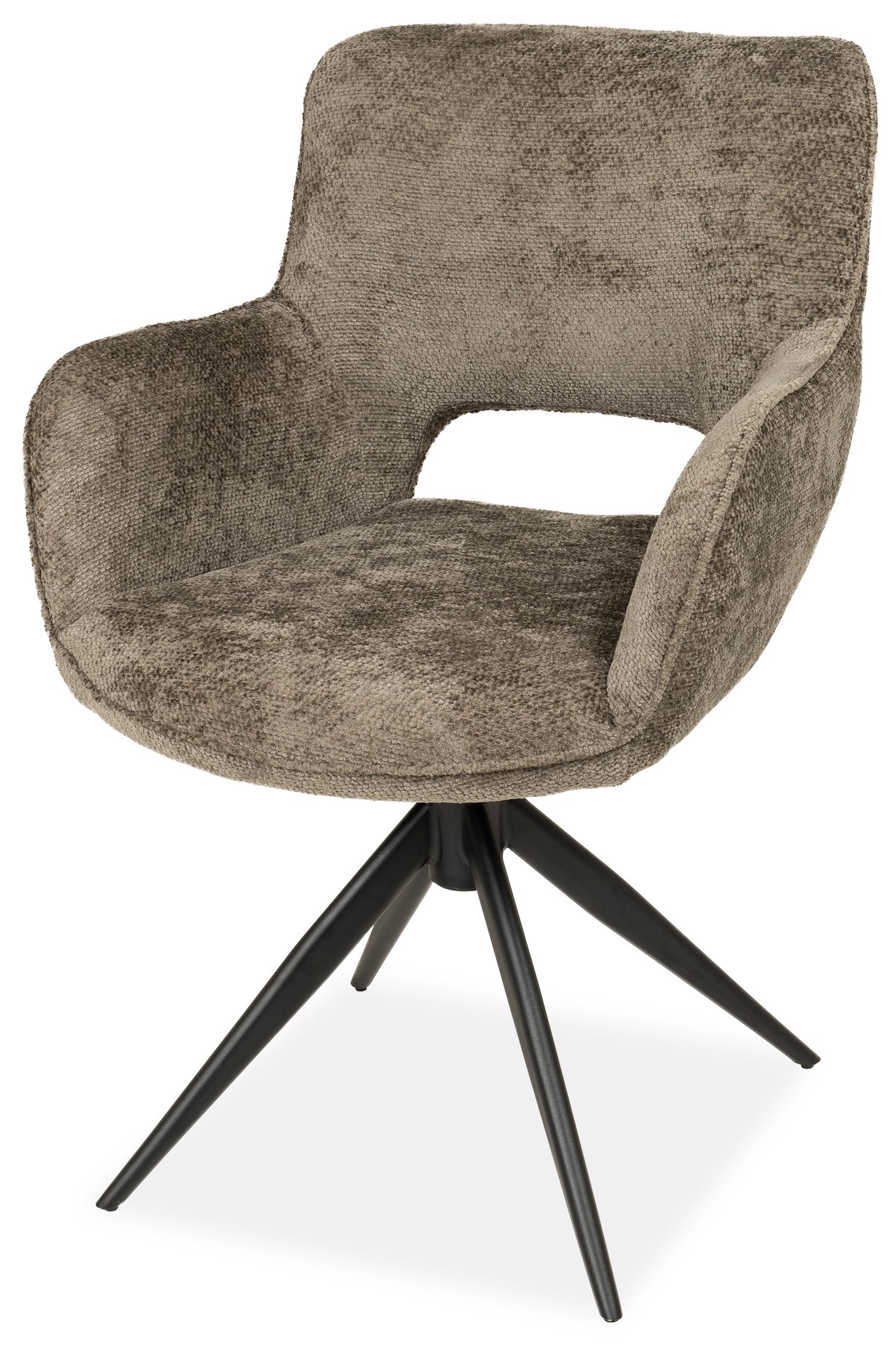 Eetstoel - Movie taupe Mona B57 x D66 x H87 cm