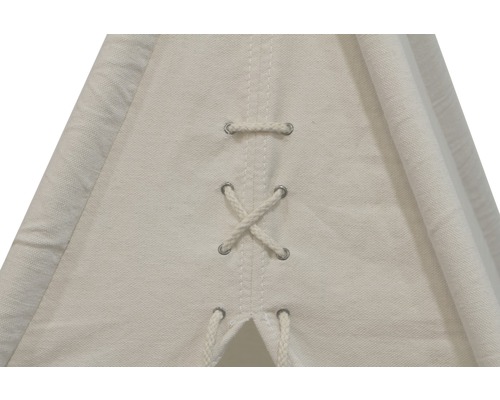 Sunny Alba textiel tipi tent, 120x120x159 cm, wit