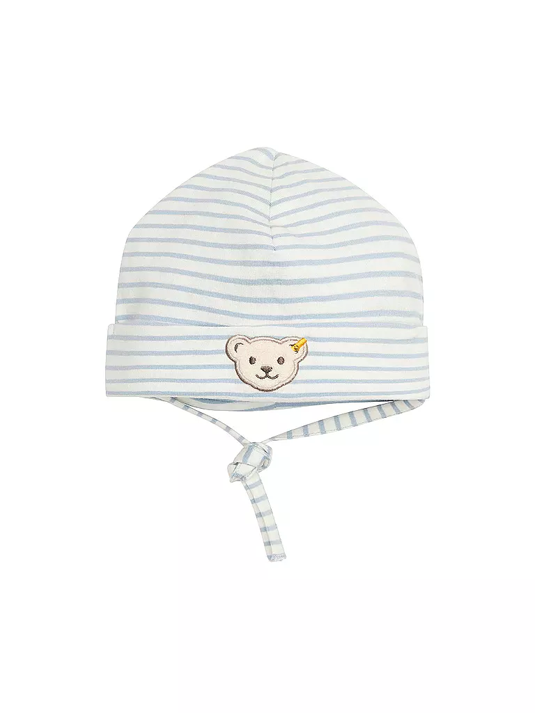STEIFF Baby Mütze - Haube hellblau