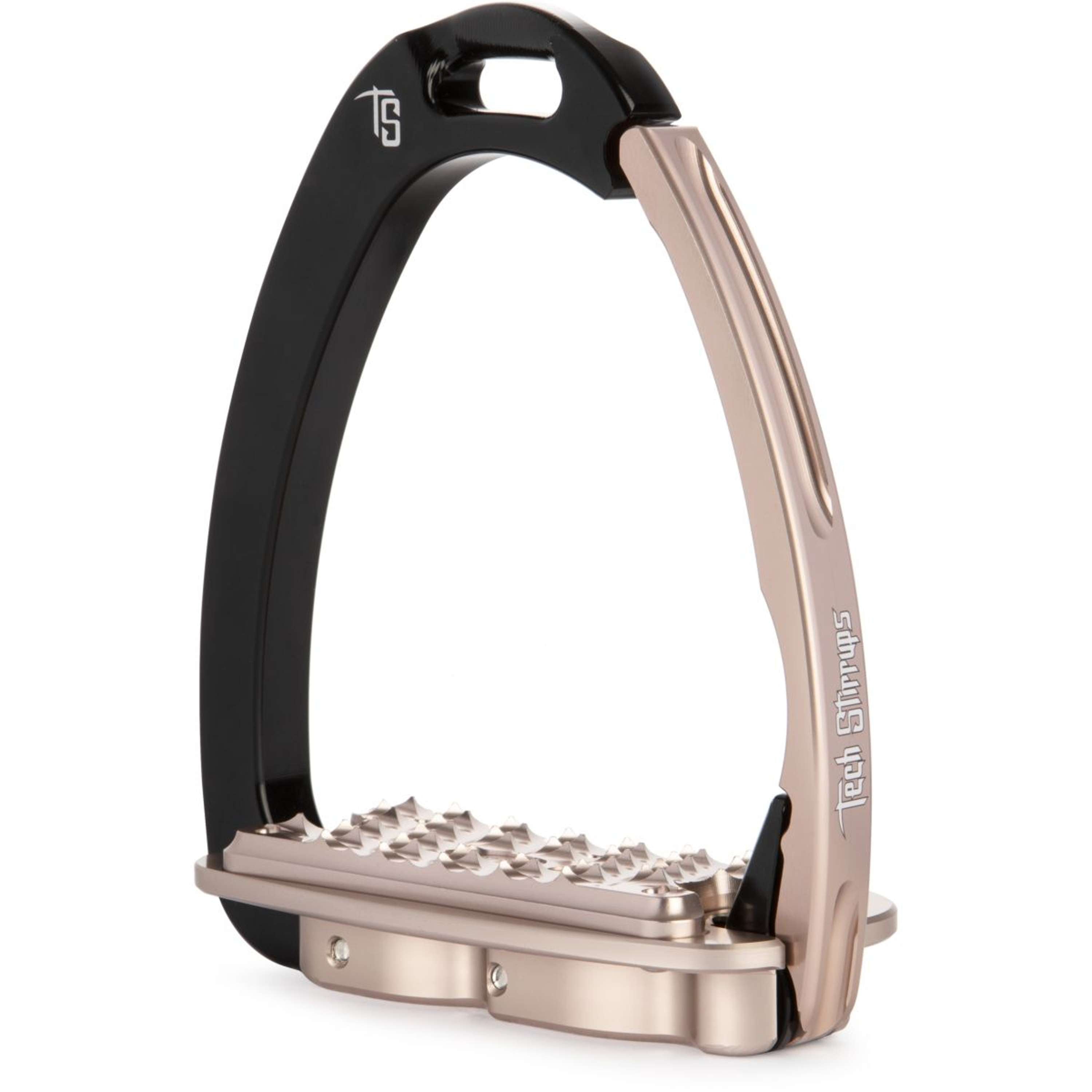 Tech Stirrups Stijgbeugels Venice Sloped EVO Zwart/Rosegold