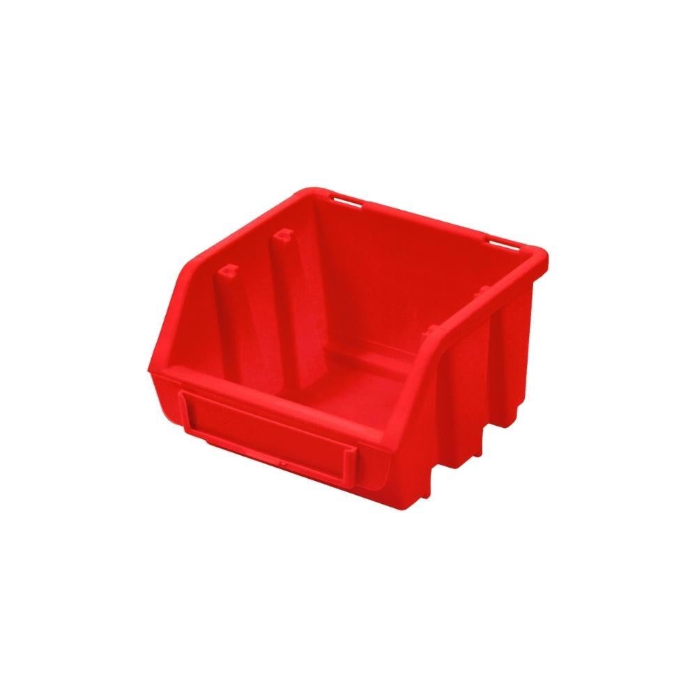 PROREGAL SuperSaver Set 40x Opbergdoos 1 HxBxD 7,5 x 11,6 x 11,2 cm Polypropyleen Rood