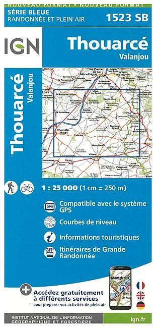 IGN - 1523 SB THOUARCE 1 25 000
