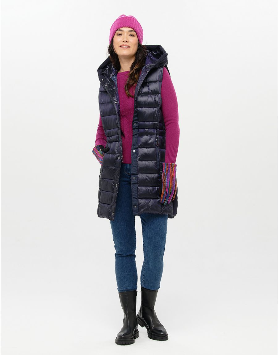Pull col bateau prune