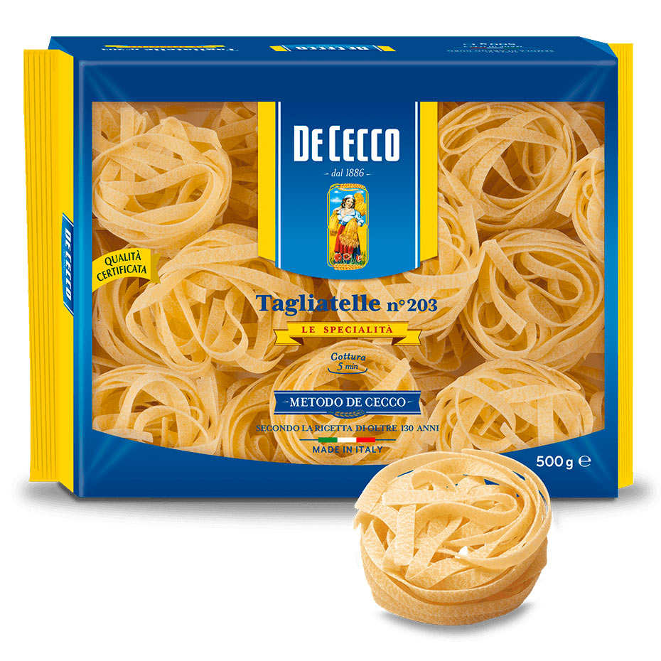 Tagliatelle en nid n°203 De Cecco