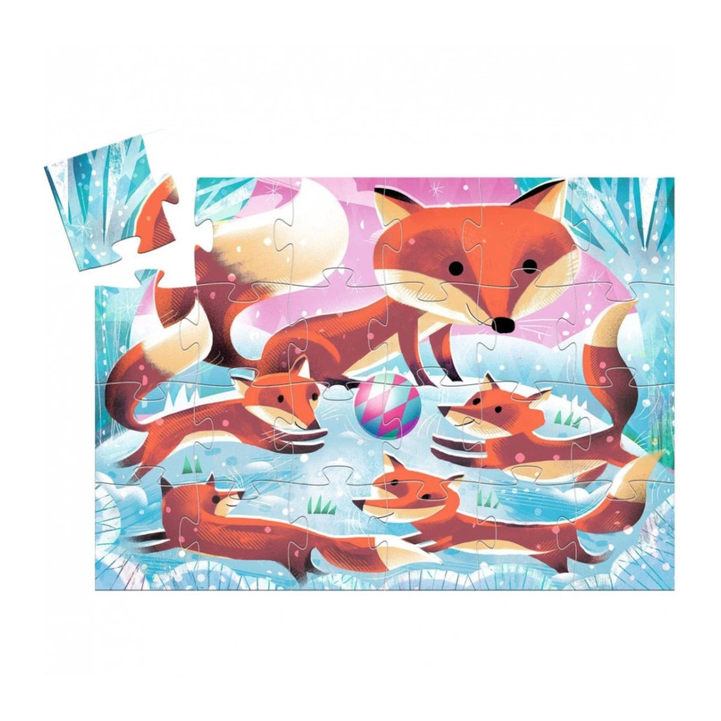 Puzzle Silhouette - 24 Pièces - Ginger le Renard