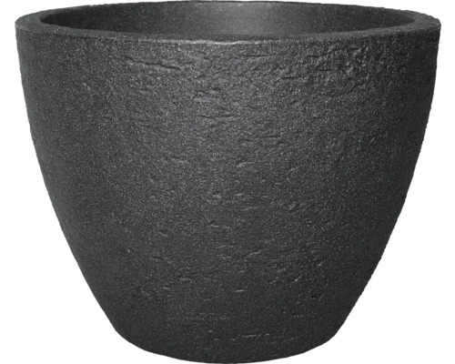 Geli Stone plantenpot, kunststof, Ø 50 cm, H 38 cm, antraciet