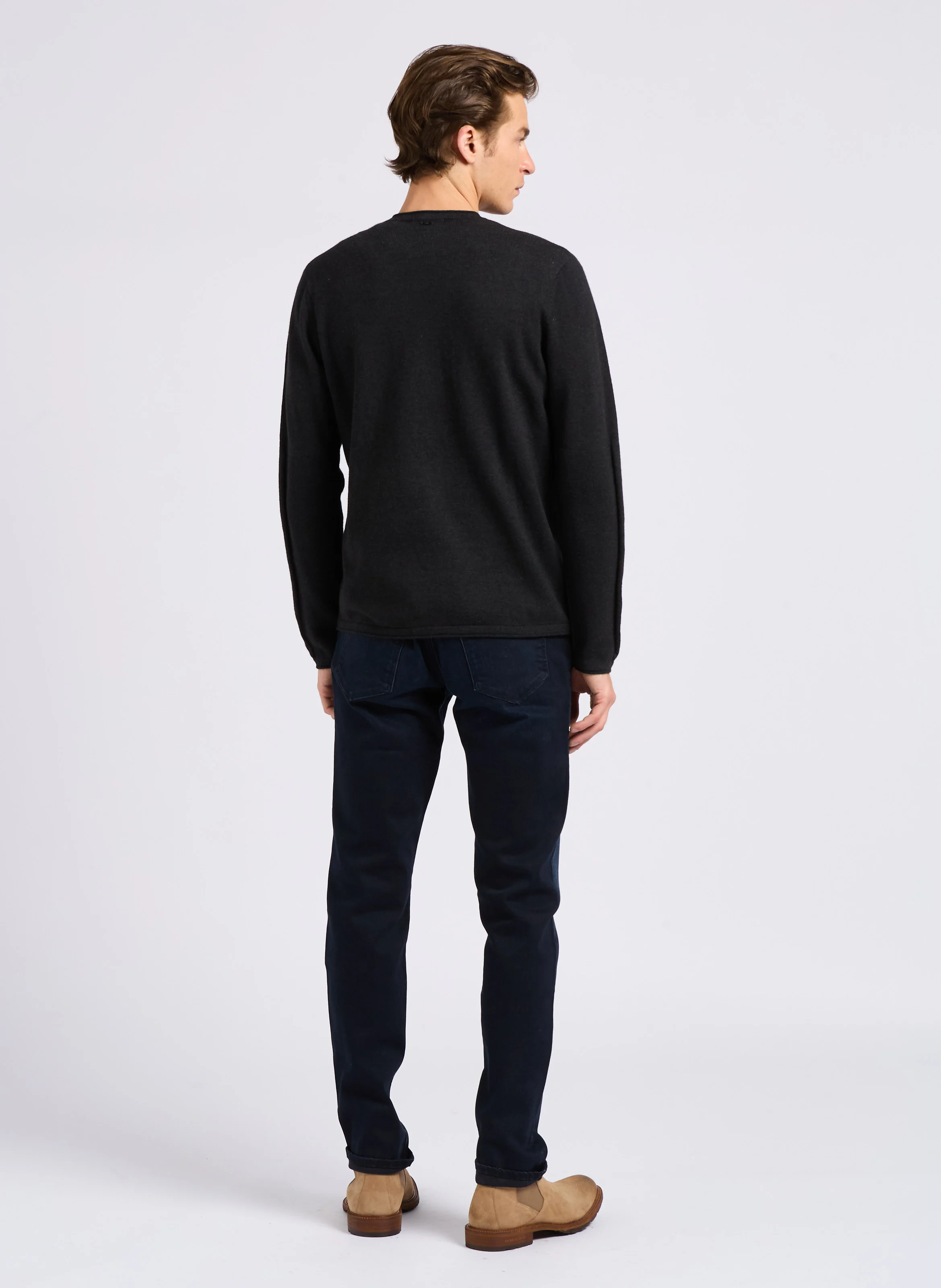 Jean slim en coton mélangé | Bleu