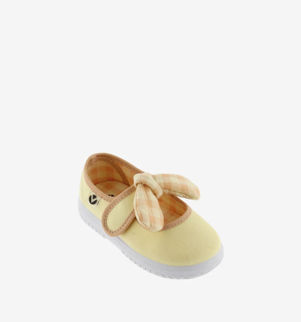 OJALÁ FOULARD VICHY Babies lazo carreaux pour fille AMARILLO