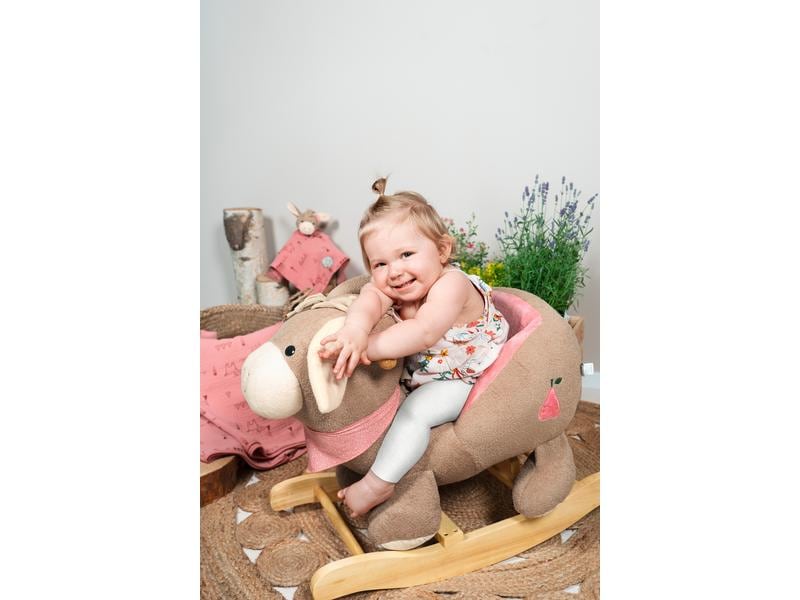 Sterntaler Schmusetuch Esel Emmily Gr. L 35 cm grosses Kuscheltuch aus Musselin und Singlejersey mit Knoten