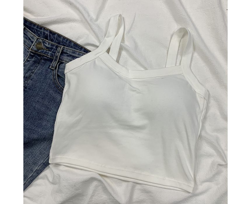 Sistyr - Mouwloze effen bralette