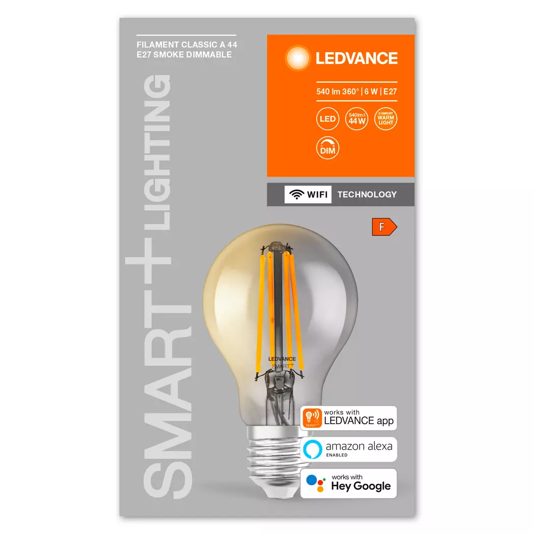 LED-Birnenform E27/6 Watt/Energie F