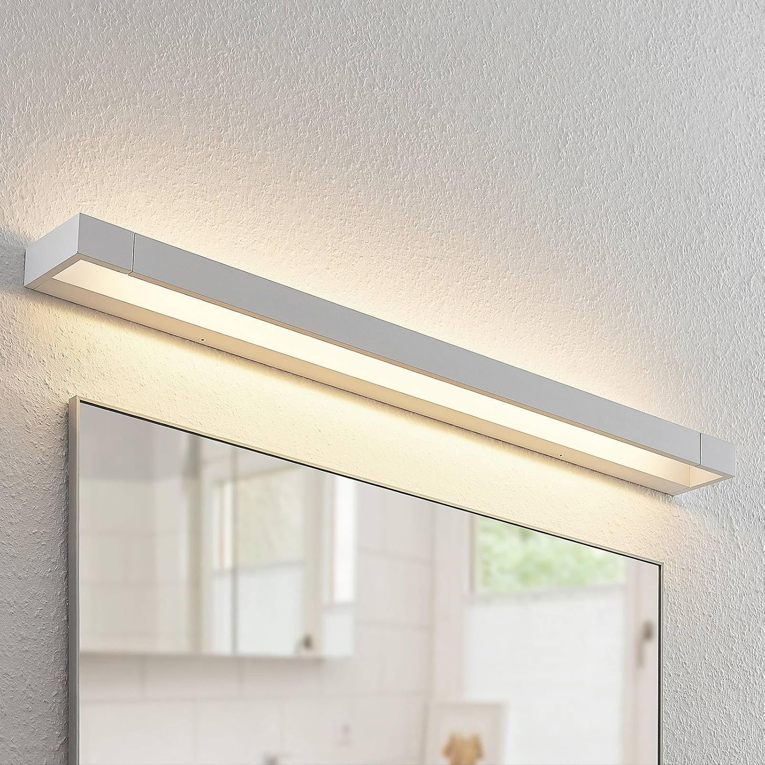 Arcchio ,schwenkbar (spritzwassergeschützt (Modern) in Weiß aus Aluminium (1 flammig,) - Bad Wandleuchten Spiegelleuchte Badezimmer Wandbeleuchtung Badezimmerleuchte