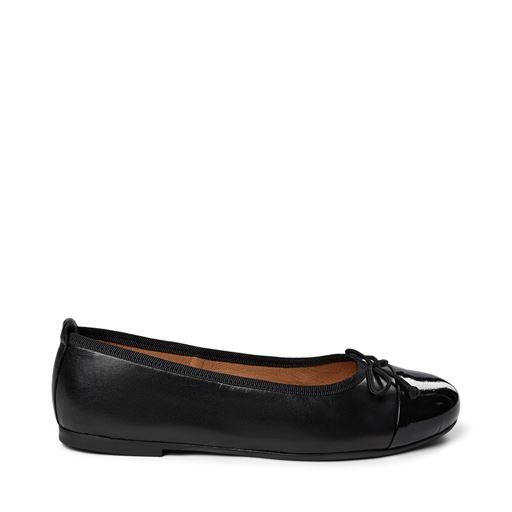 Pavement Lucy Ballerinasko, Black/Black Patent, 41