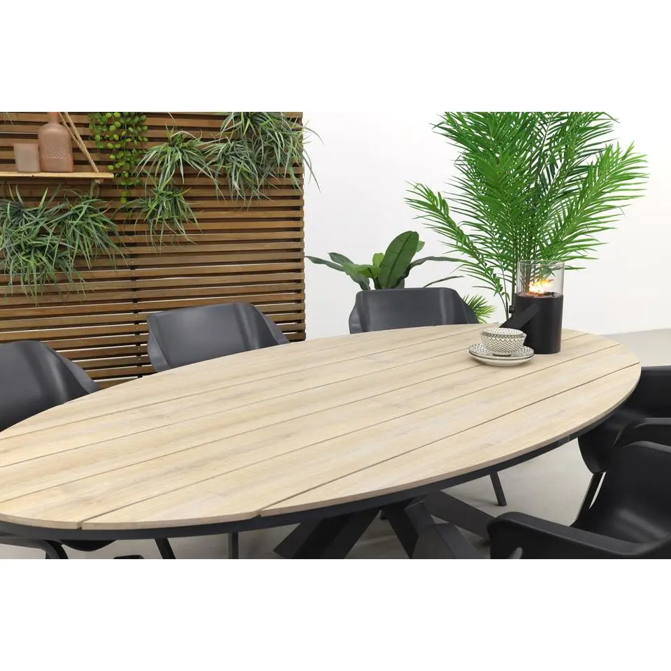 Hartman Sophie Element - Xerix/GI Edison 220 tafel - ovale tuinset