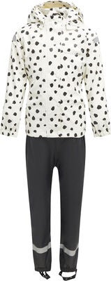 Nordbjørn Asperö Fôret Regnsett, Dots Black