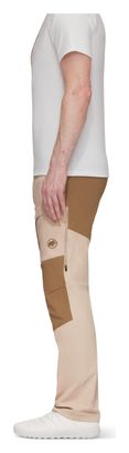 Pantalon de Randonnée Mammut Zinal Hybrid Beige - Short