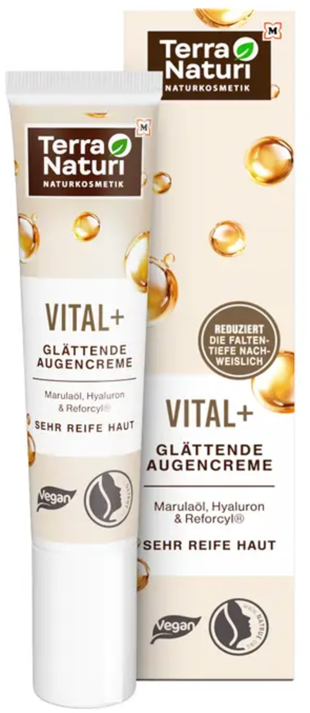 Terra Naturi  VITAL+ Glättende Augencreme, 15 ml
