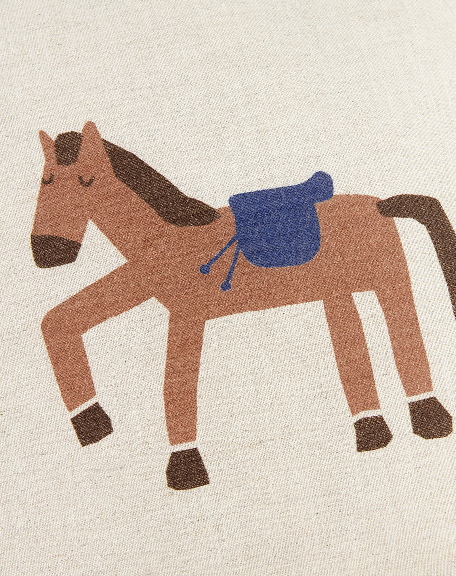 Coussin carré en lin français vibes | Gris