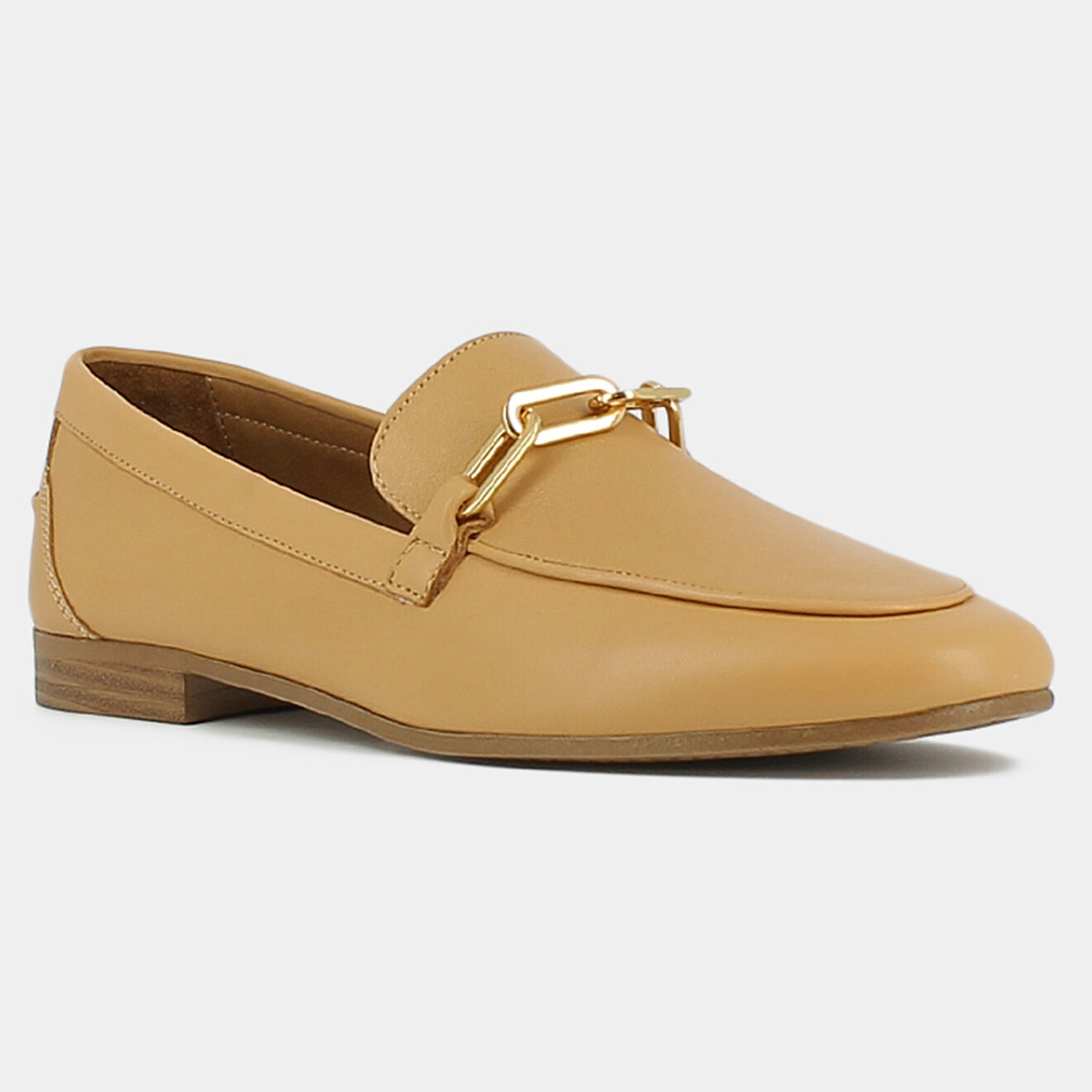 Jonak Mocassins en Cuir Idée beiges