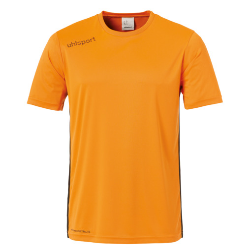 Essential Camiseta Mc Naranja Fluor/negro Uhlsport