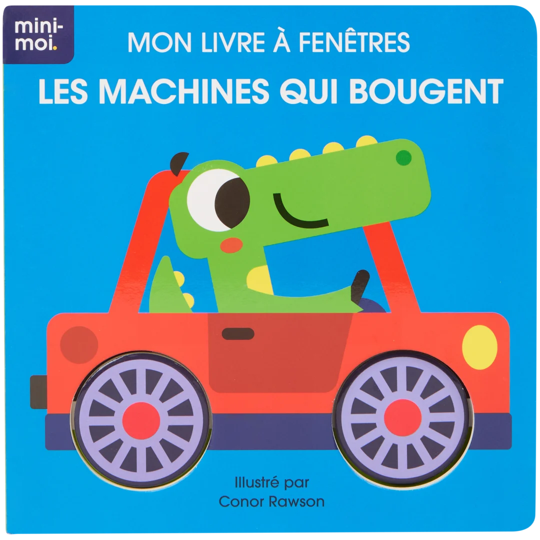 Livre pour enfants avec fenêtres coulissantes