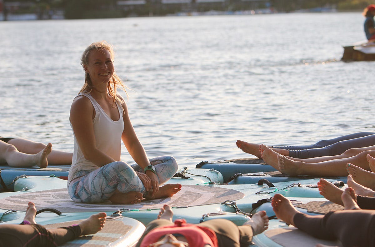SUP Yoga Privatstunde Wien