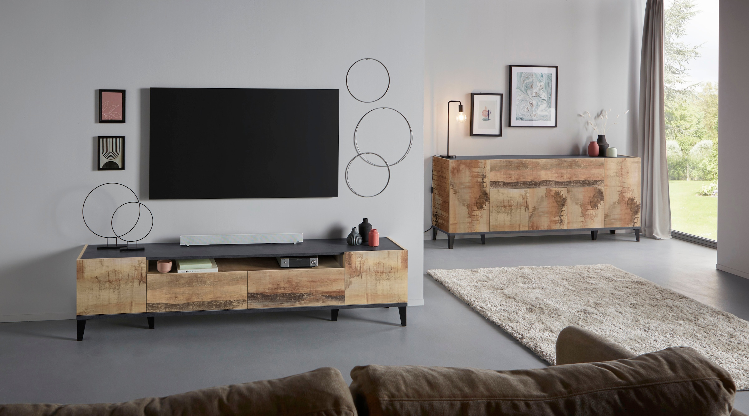 INOSIGN Lowboard »SunriseTV-Board, TV-Schrank« Breite 200 cm