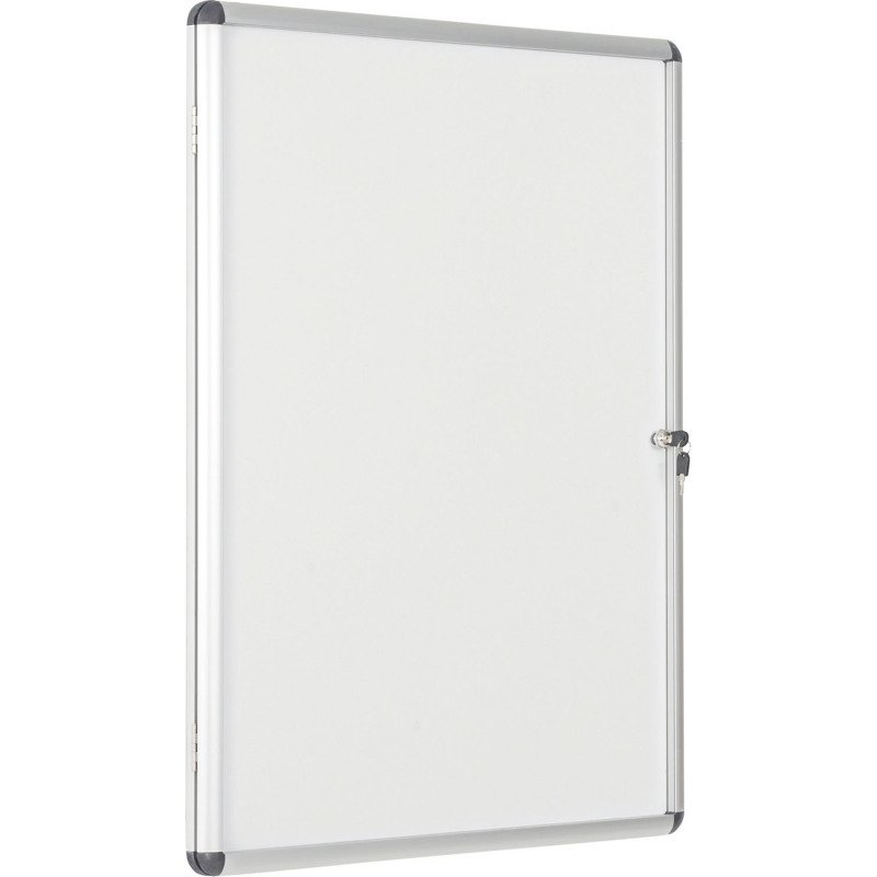 Vitrine interieure laque 9 feuilles porte battante Bi-office