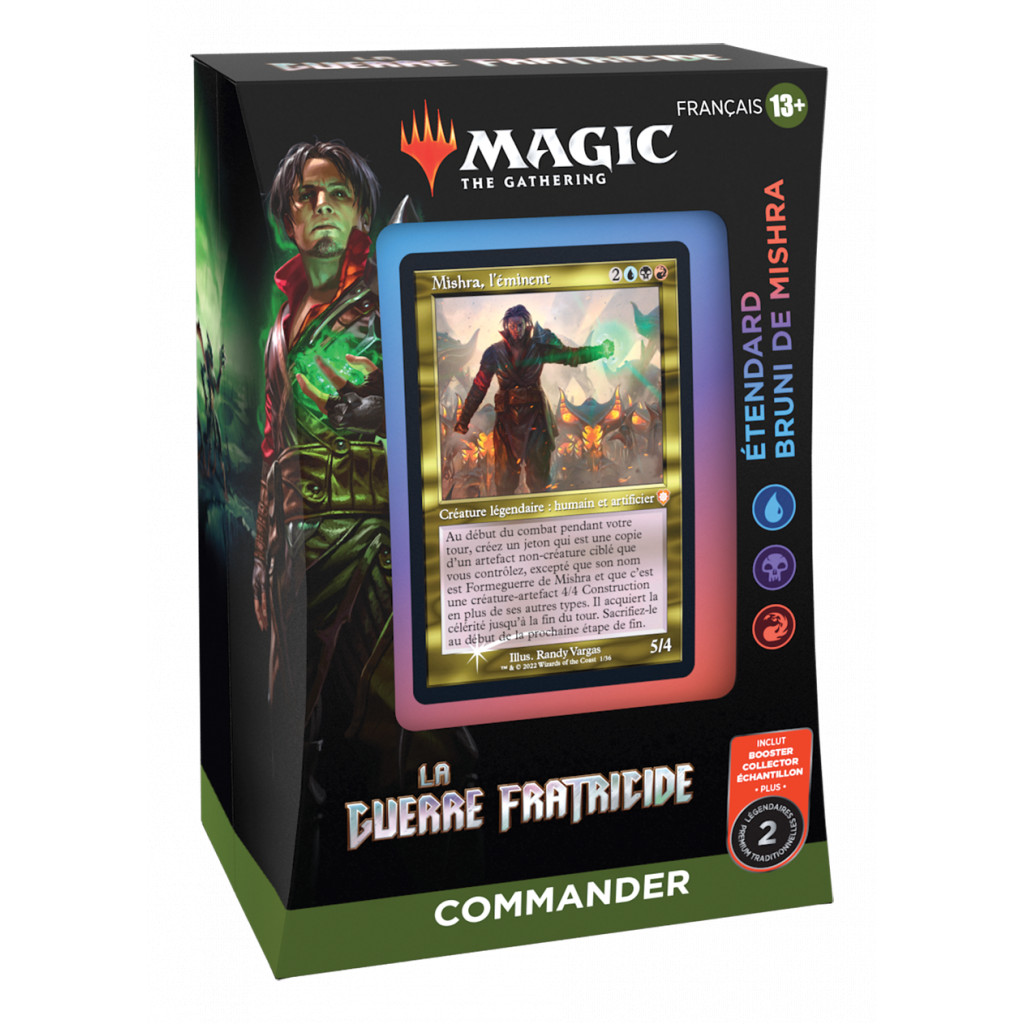 Magic The Gathering : La Guerre Fratricide - Deck Commander Etendard Bruni de Mishra