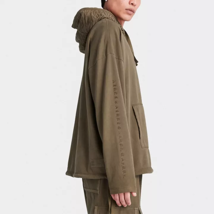 Sweat à capuche Future73 Timberland x CLOT unisexe en vert foncé