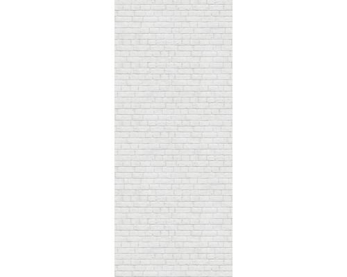 Kunststof paneelelement, 3D baksteenlook, wit, 2600 x 375 x 8 mm