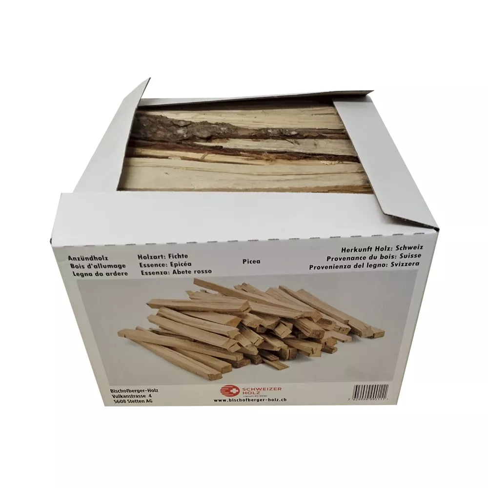 Bischofberger Schweizer Fichte Anzündholz 33cm / 10kg