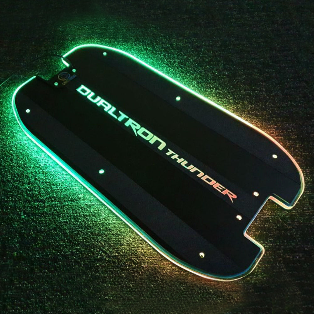 Plateau Deck Lumineux Dualtron Thunder de CarbonRevo (Finition Noir Mat Liserait Rouge)