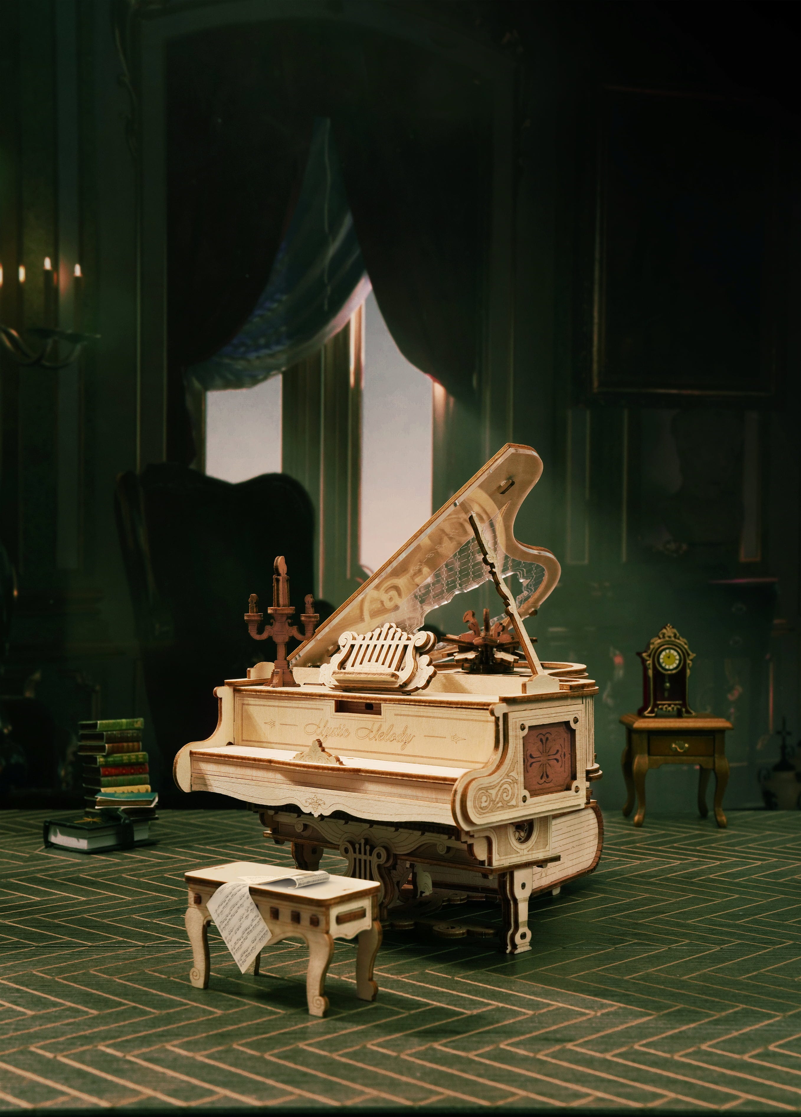 ROKR  Magic Piano    3D Holzpuzzle: Eine Melodie aus Holz & Fantasie