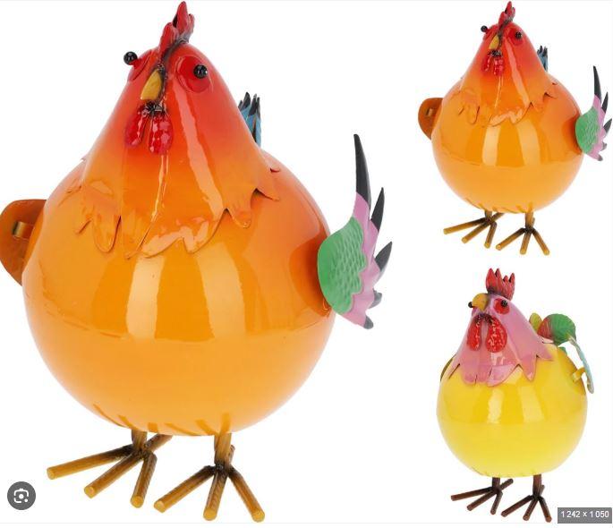 POULETTE METAL 21X25X28CM