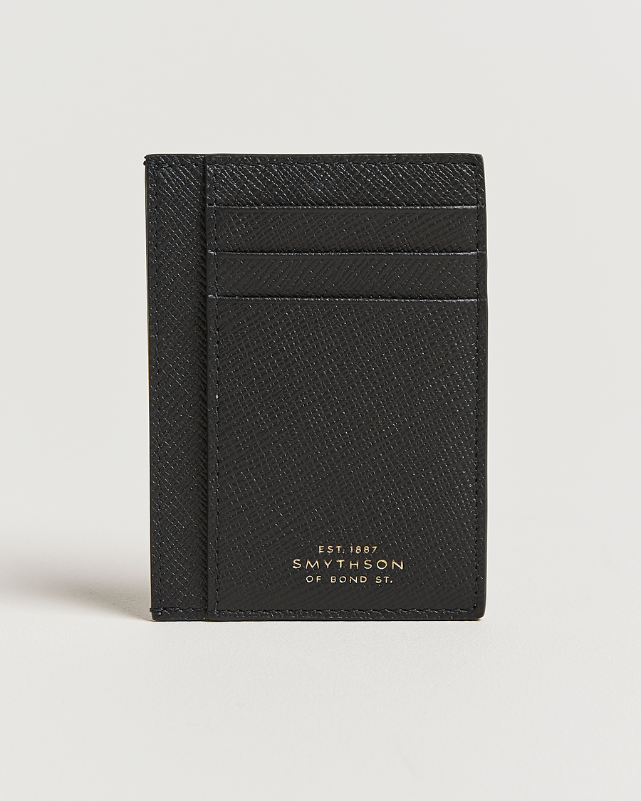 Smythson Panama 773 Cardholder Black