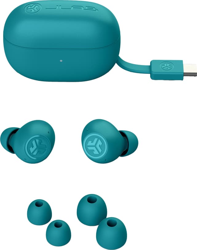 JLab Go Pop ANC true wireless earbuds (blågrøn)