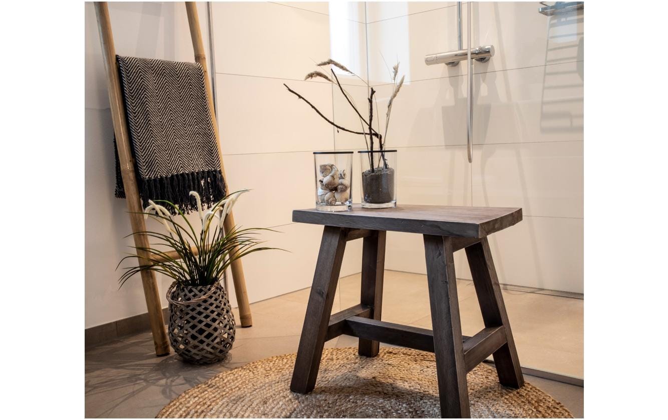 Sitzbank Barcelona 50 x 45 cm, BraunSitzbank aus Teakholz