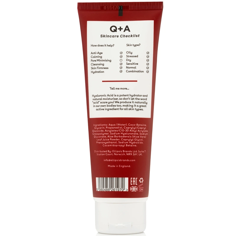 Q+A Hyaluronic Acid Gel Cleanser 125 ml