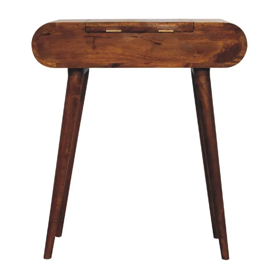 Kastanje Vouwbare Make-up Sidetable