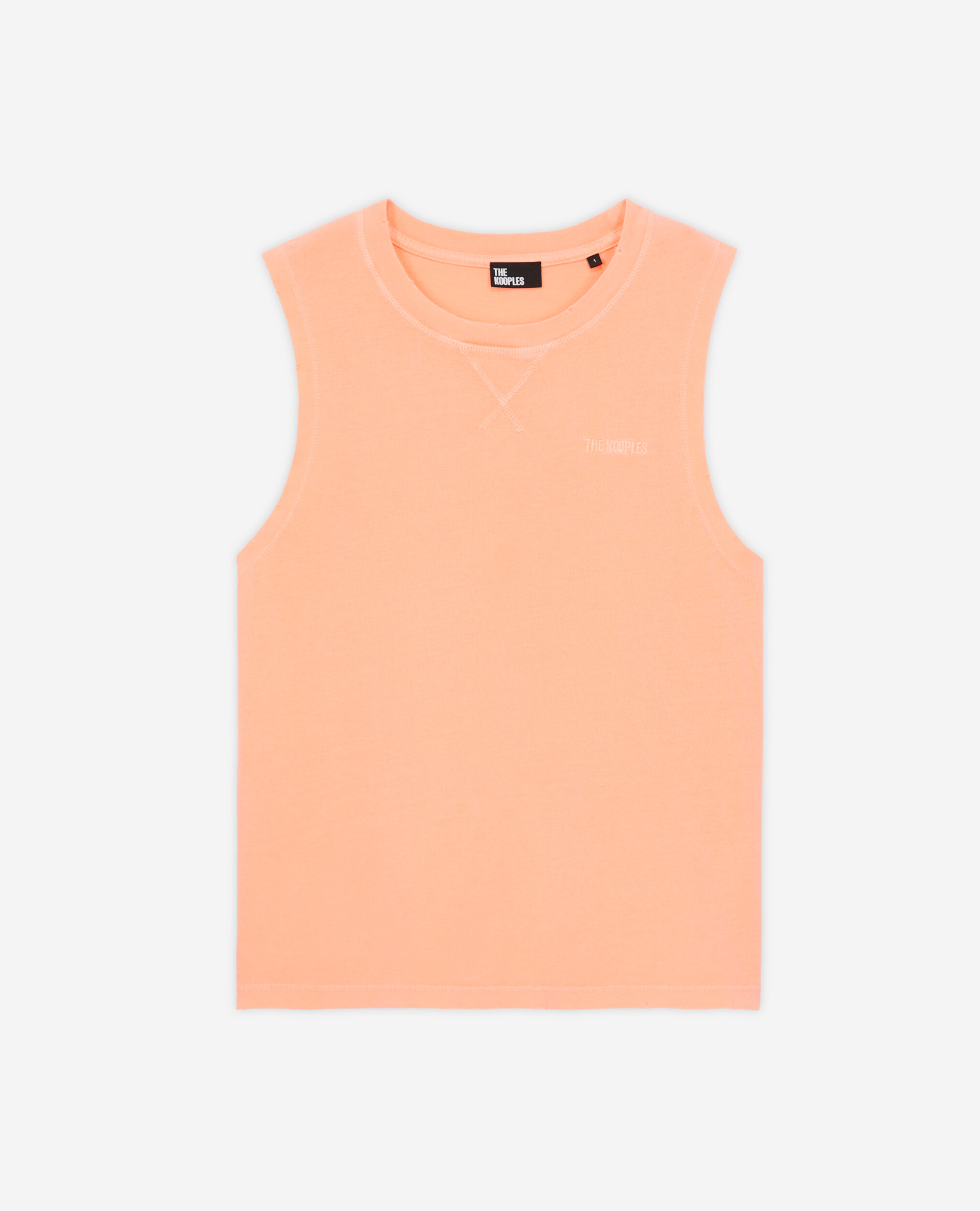 T-shirt orange avec logo