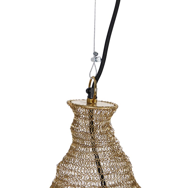 Oosterse hanglamp goud 90 cm - Nidum
