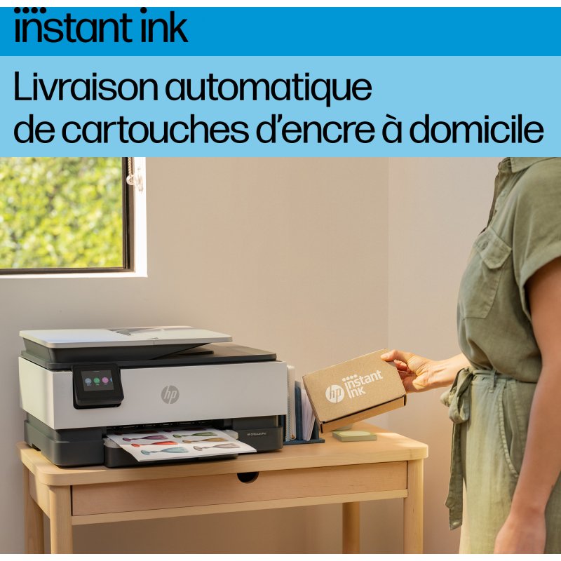 HP OfficeJet Pro 8125e Sans fil All-in-One Couleur Imprimante, Instant Ink; Impression recto-verso