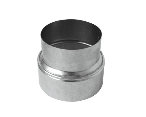 Kachelpijpverloopstuk Ø 150-130 mm, vuurgealuminiseerd