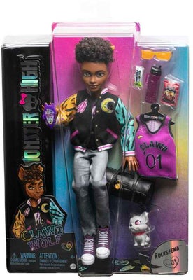 Monster High Dukke Clawd Wolf