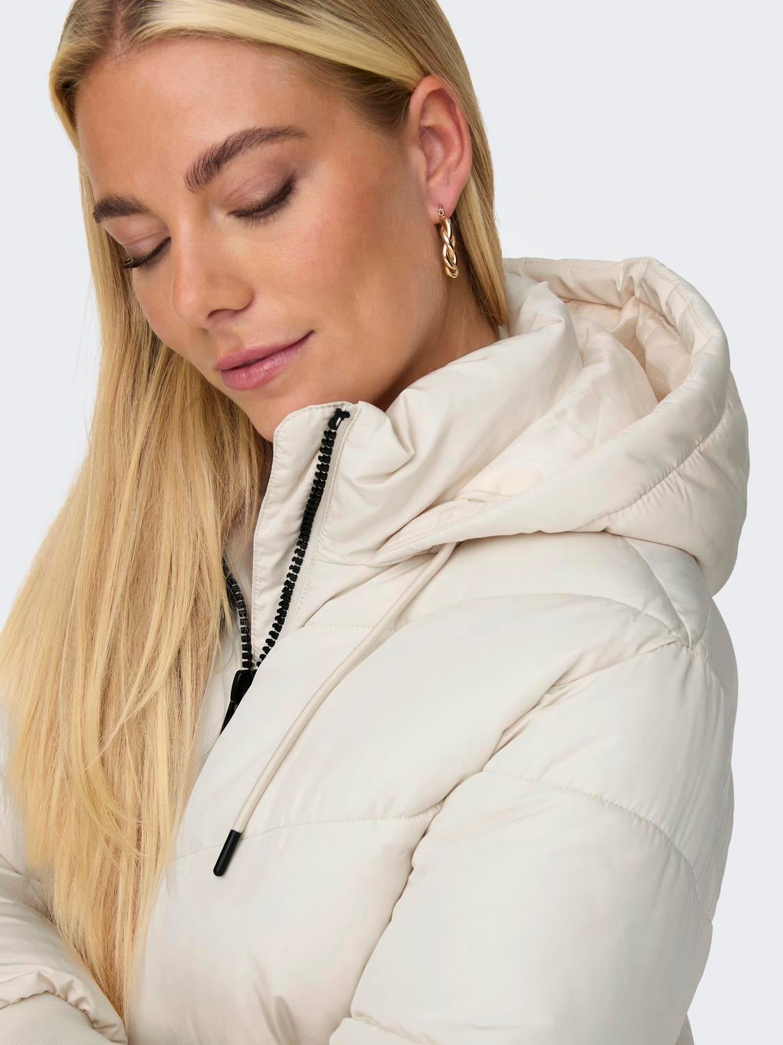 OLMADDIE Steppmantel Whitecap Gray