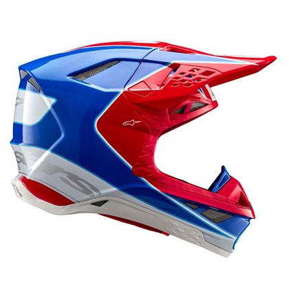 Casque cross Alpinestars SUPERTECH S-M10 - AEON 2023 - Rouge / Bleu