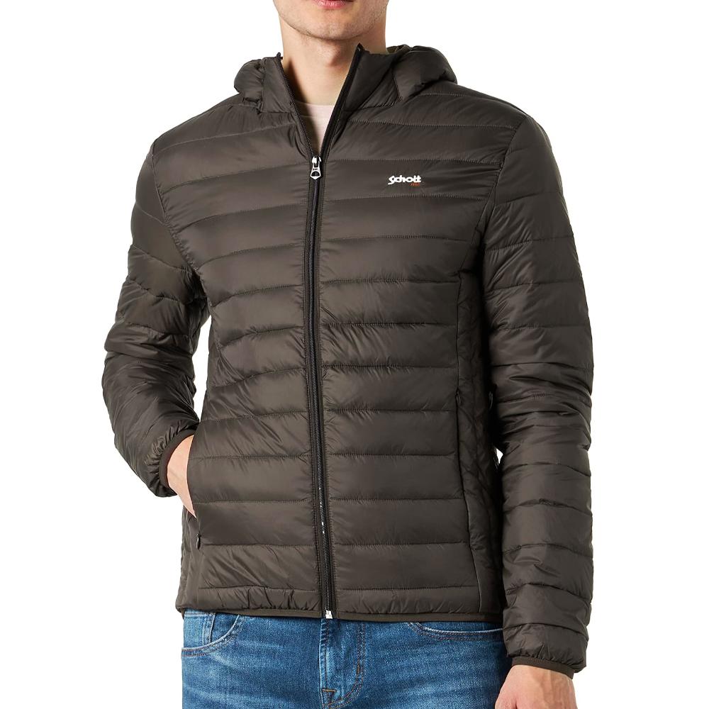 Schott Doudoune Marron Homme Schott SILVERADORS