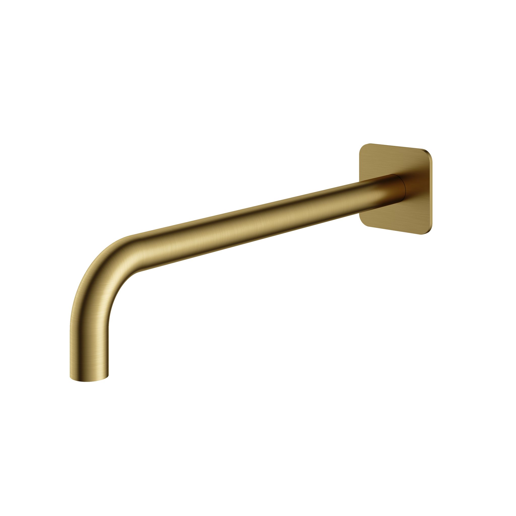 Hotbath Gal wandarm 40cm geborsteld messing PVD